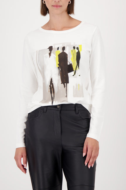 Langarmshirt - Frontprint