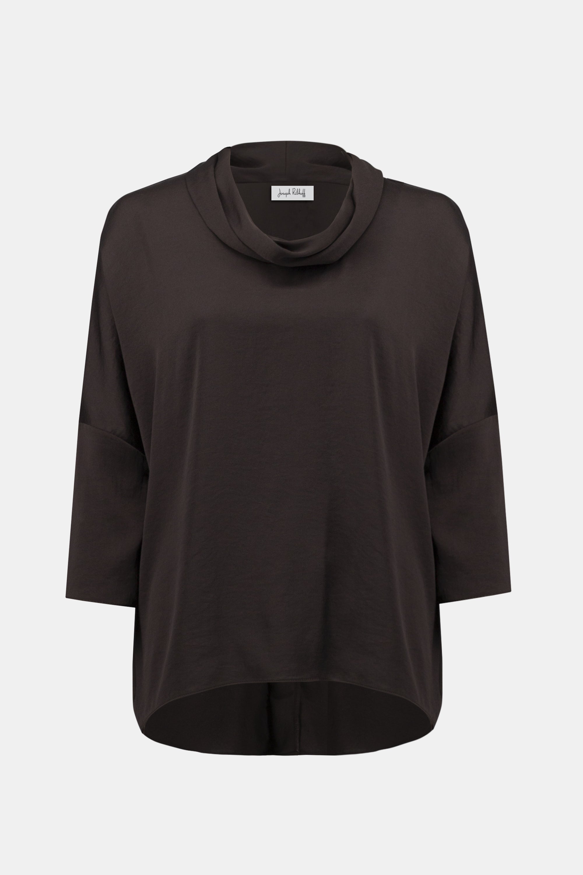 Bluse -  Wasserfallkragen