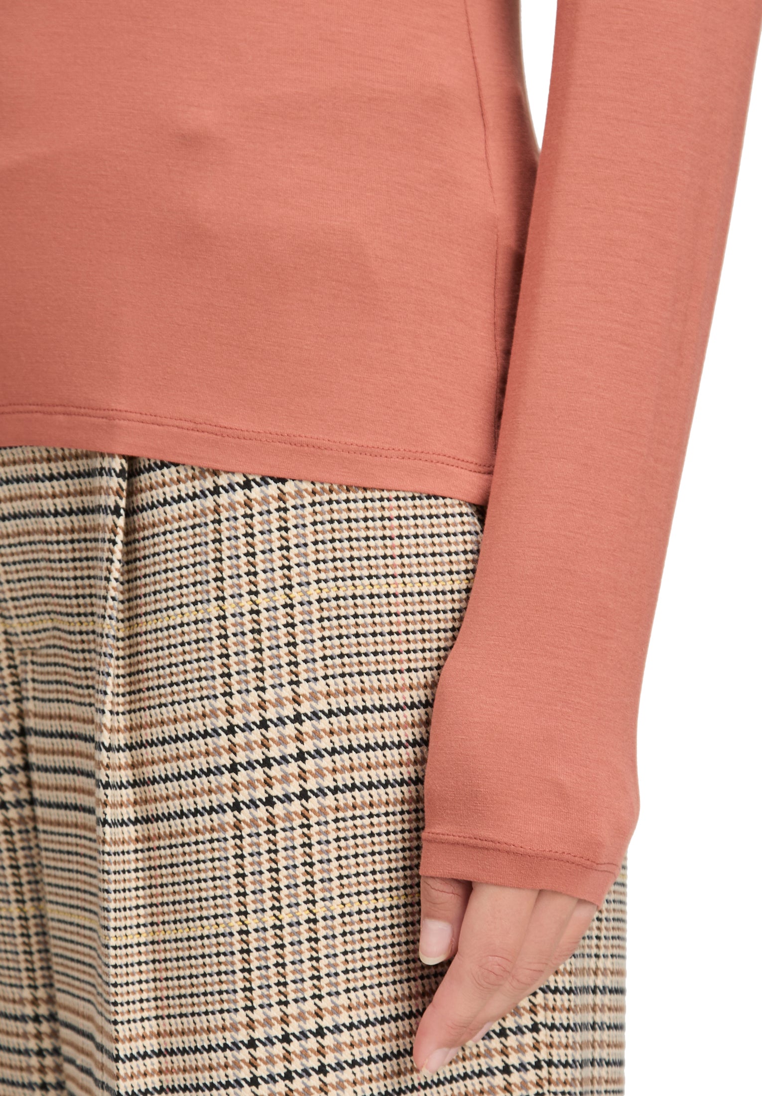 Langarmshirt - Schleifendetail