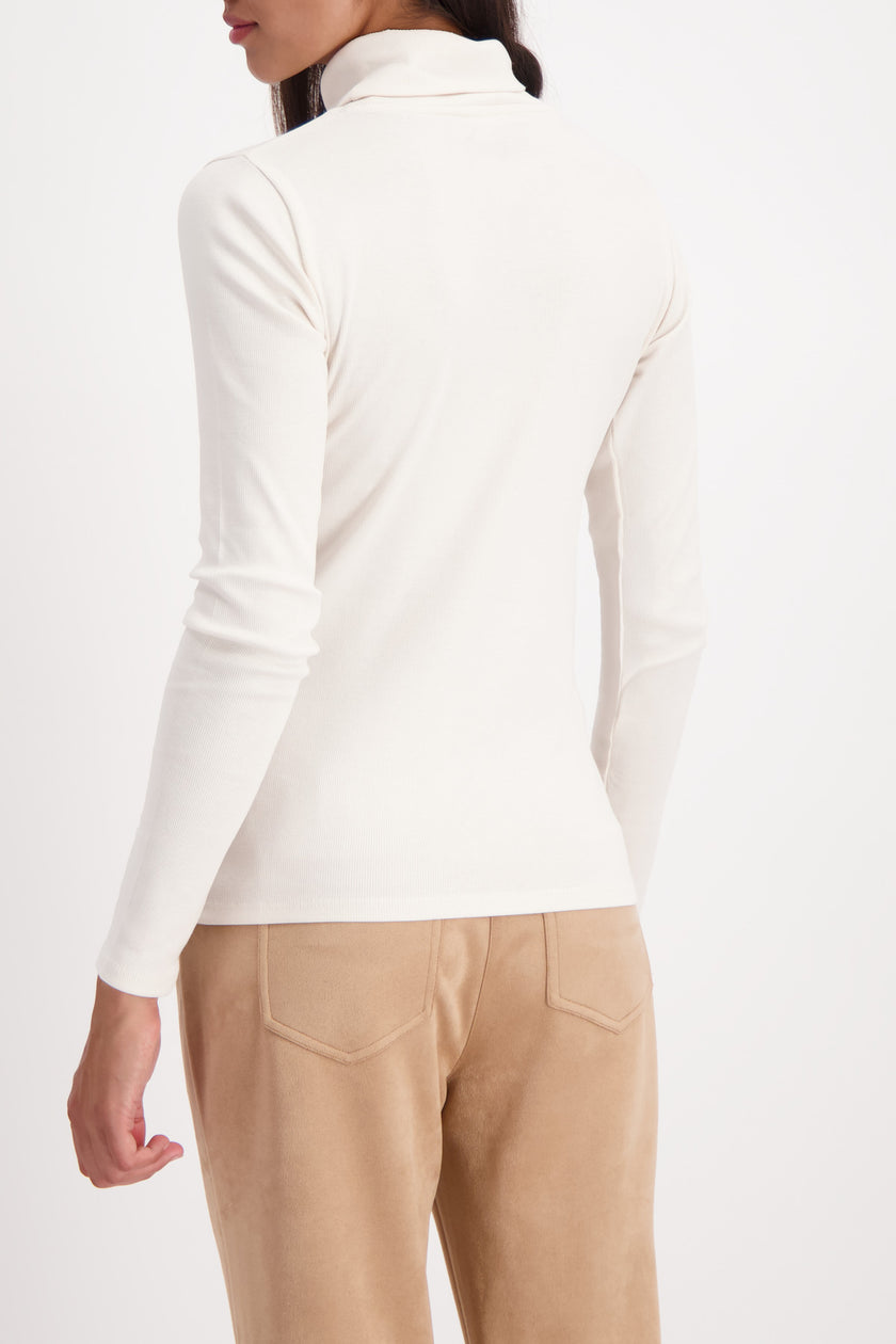 Langarmshirt - Rollkragen