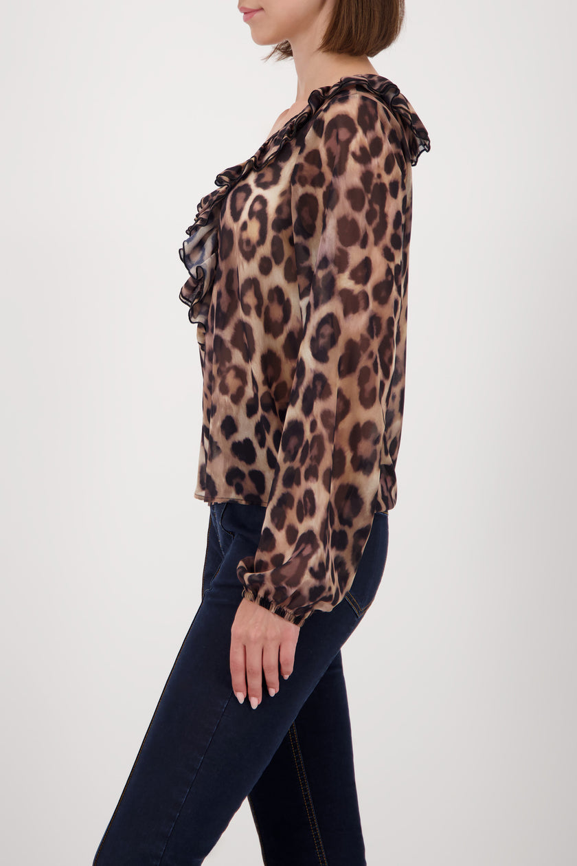 Bluse - Animalprint