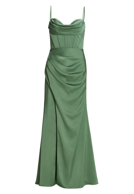 Satinkleid - Drapierung