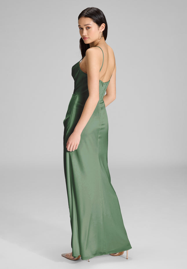 Satinkleid - Drapierung