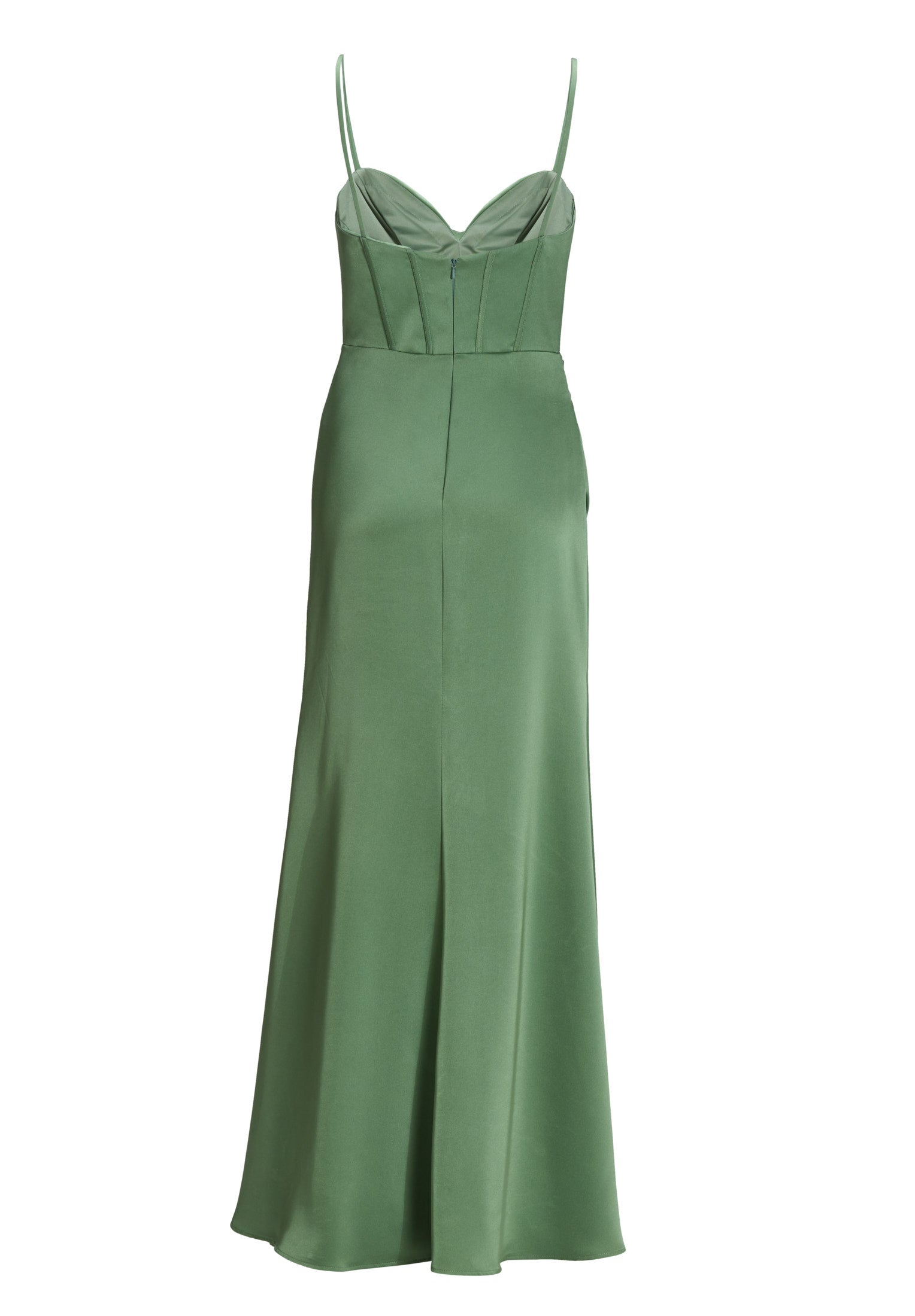 Satinkleid - Drapierung