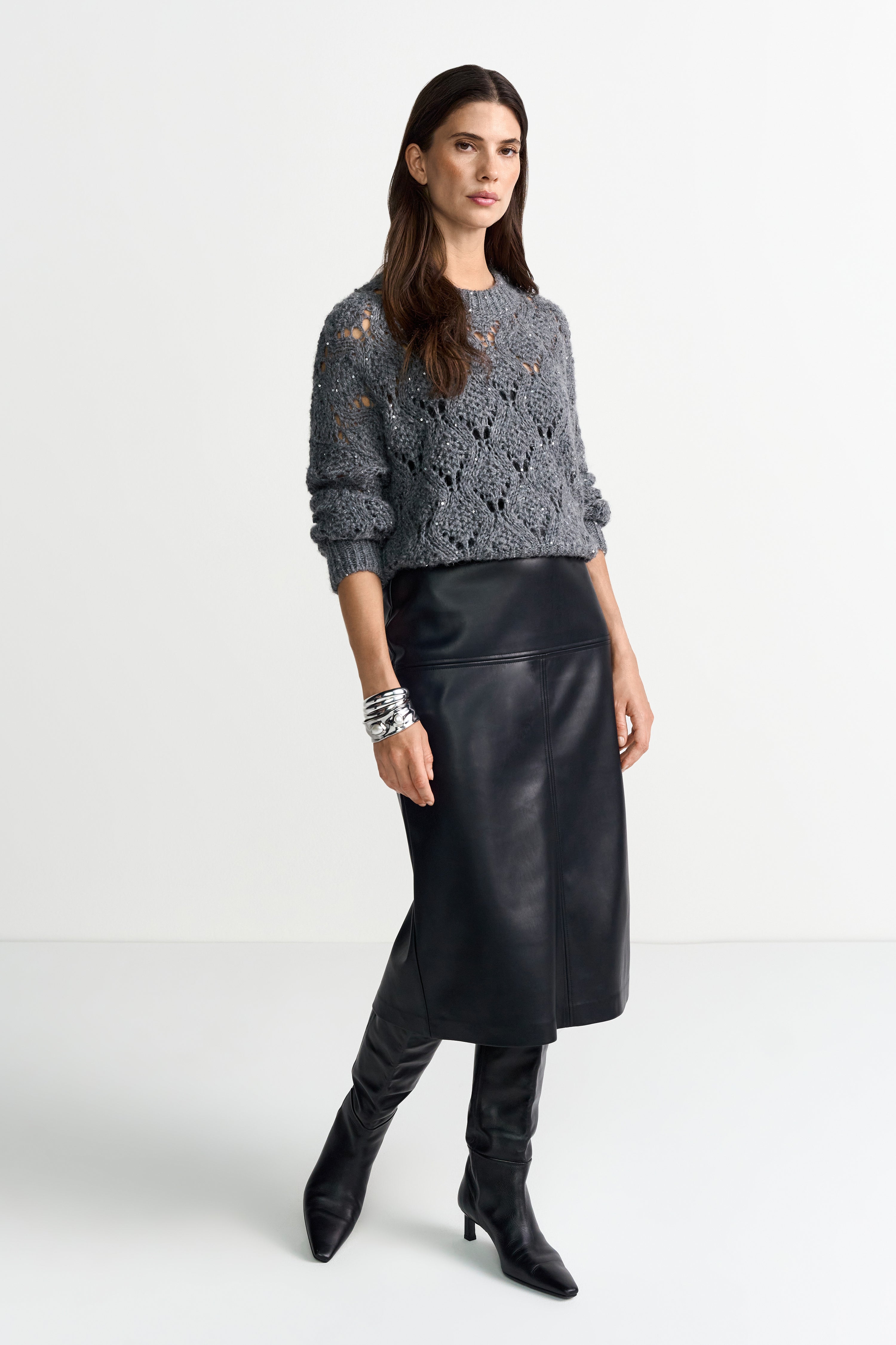 Pullover - Ajourstrick