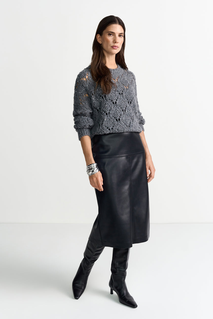 Pullover - Ajourstrick