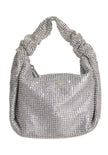 Henkeltasche - Strassgewebe