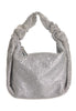 Henkeltasche - Strassgewebe