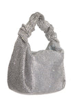 Henkeltasche - Strassgewebe