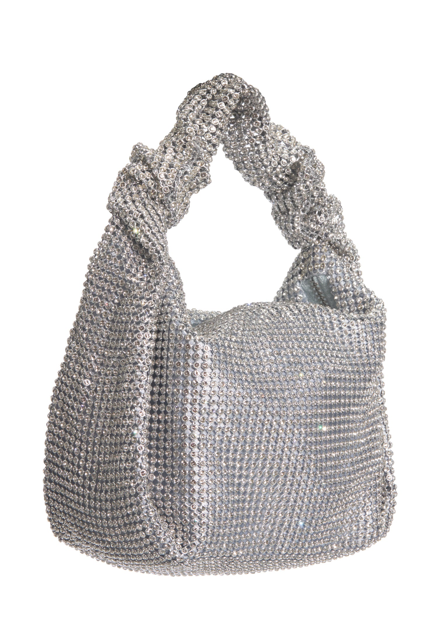 Henkeltasche - Strassgewebe