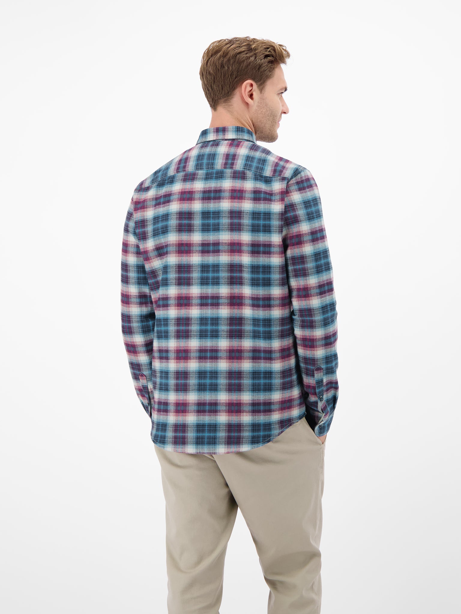 Langarmhemd - Kentkragen