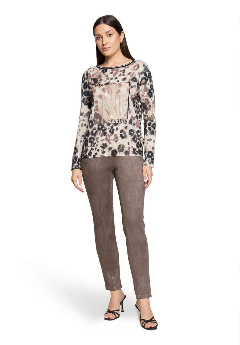 Langarmshirt - Animalprint