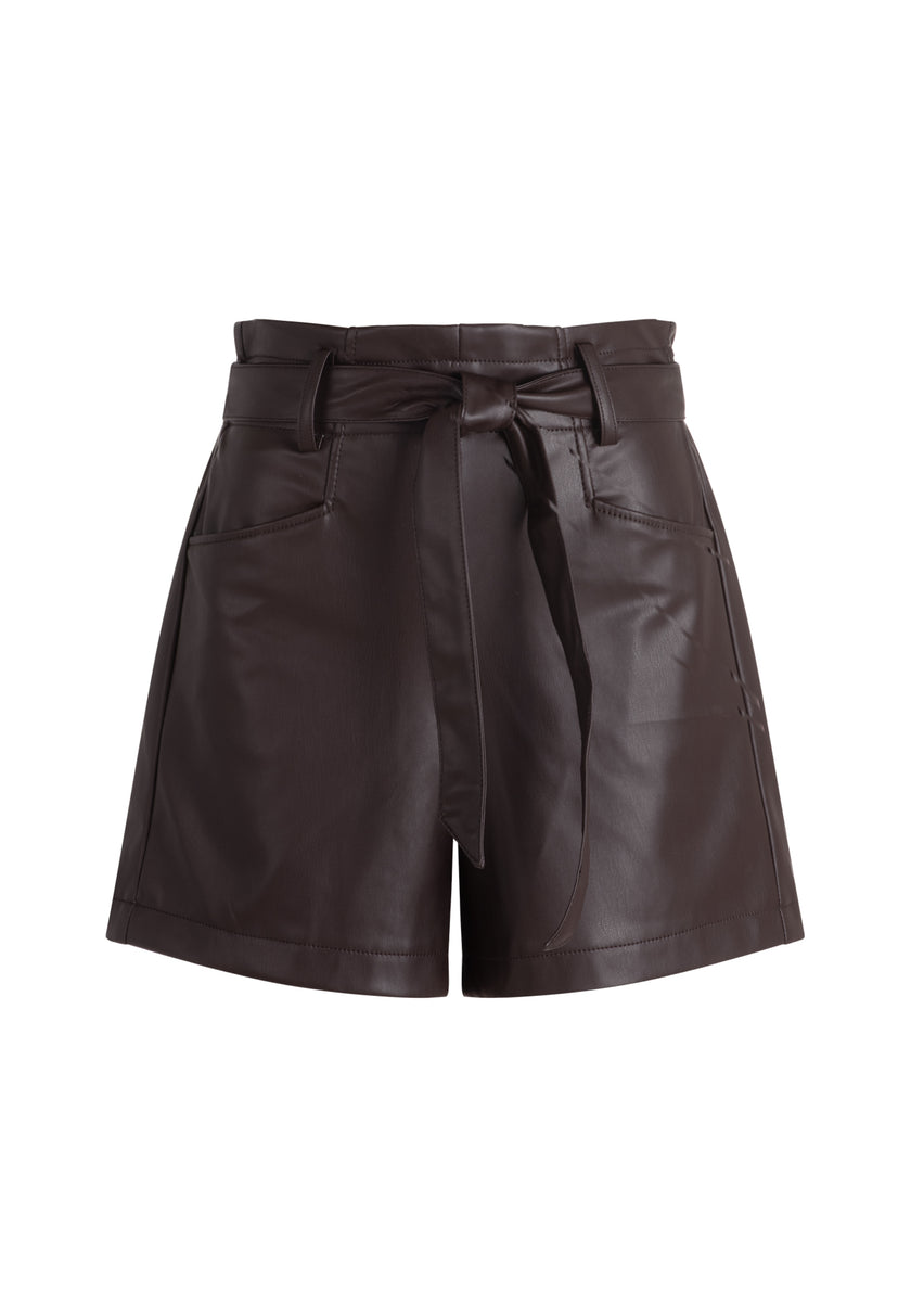 Shorts - Lederoptik