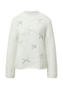 Strickpullover - Schleifenstickerei