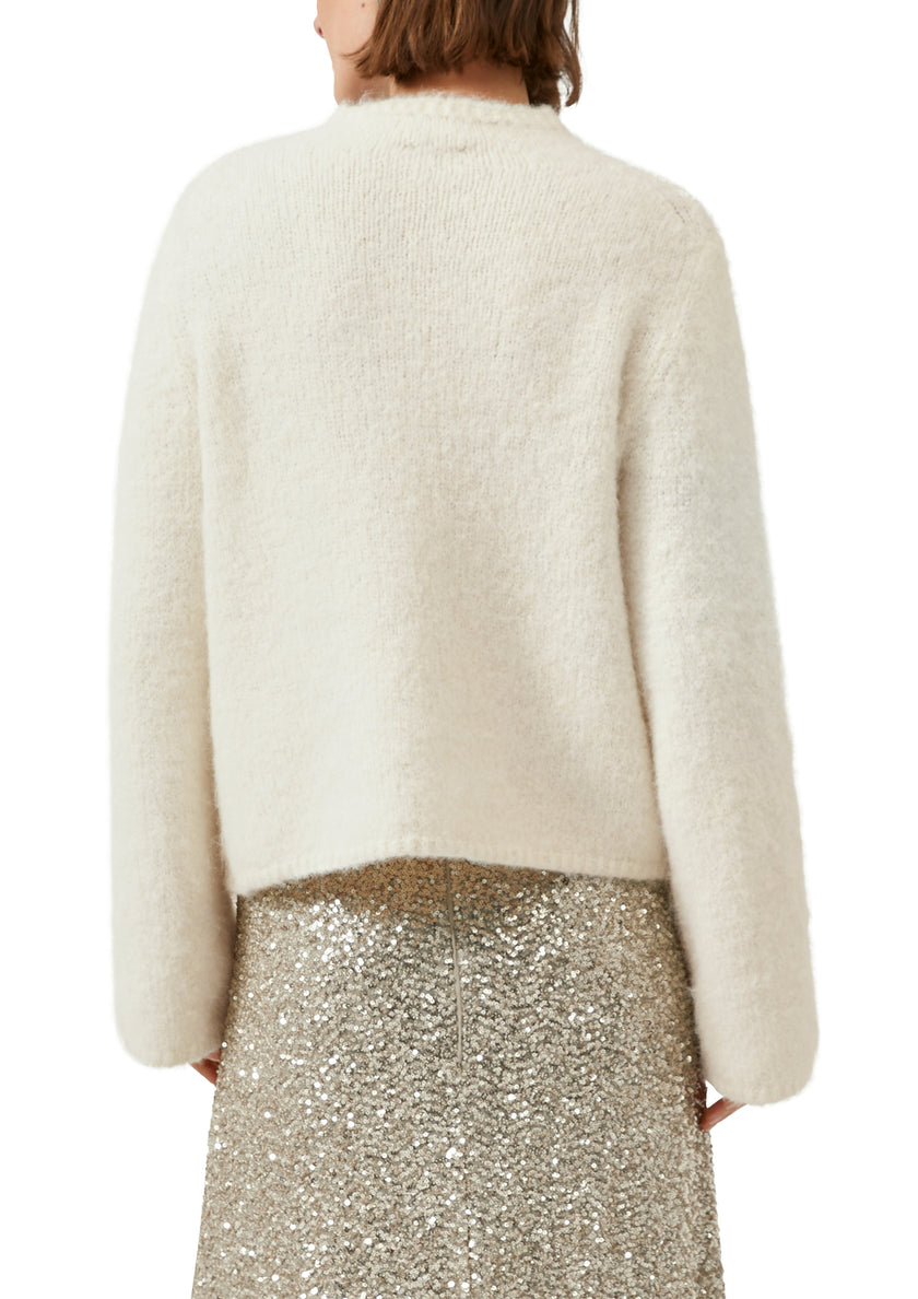 Strickpullover - Schleifenstickerei