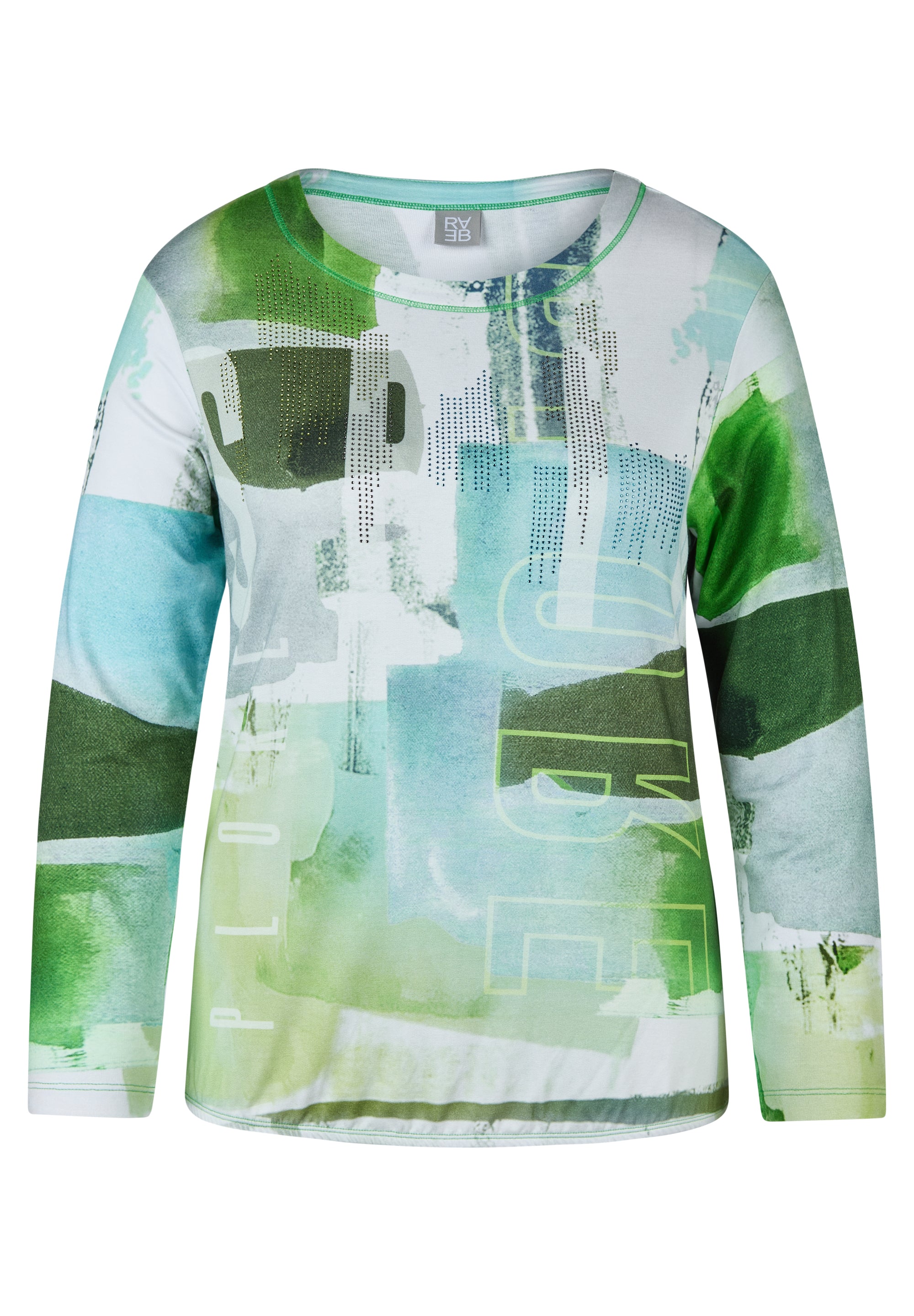 Langarmshirt - Mountain Lake