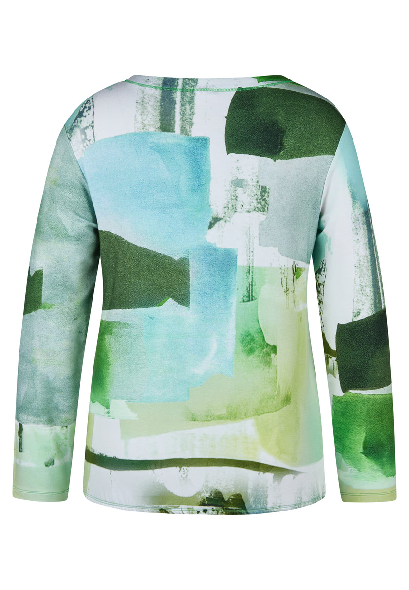 Langarmshirt - Mountain Lake