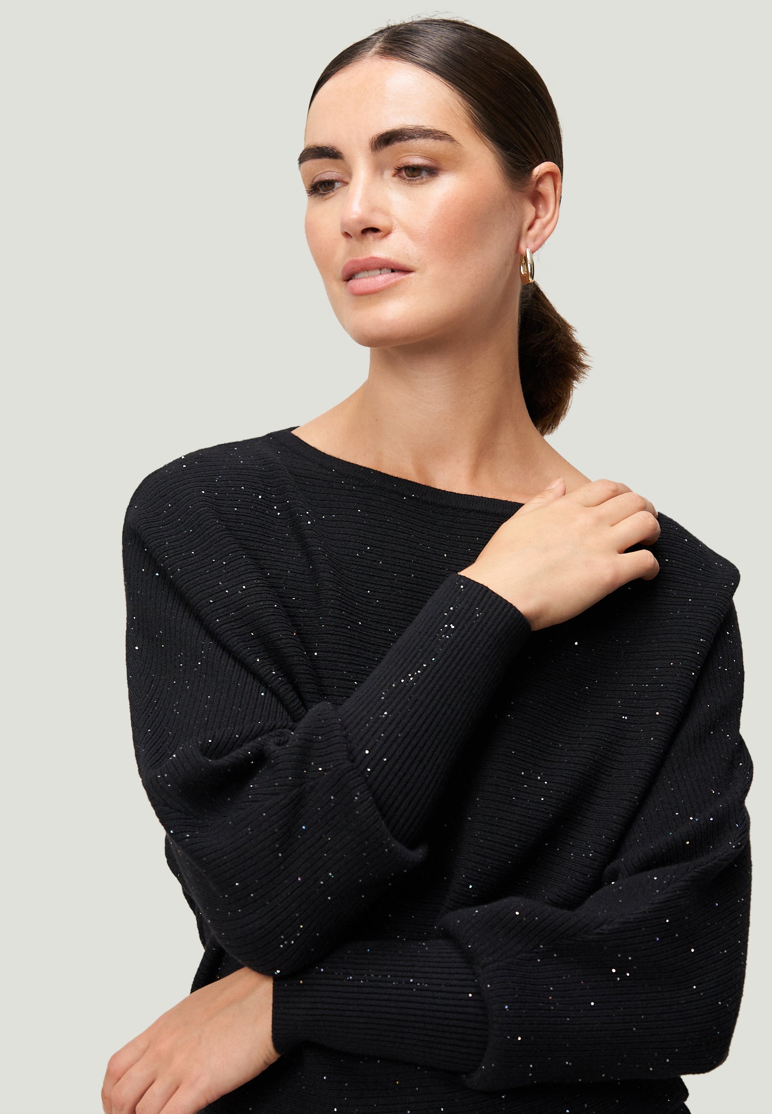 Strickkleid - Pailletten