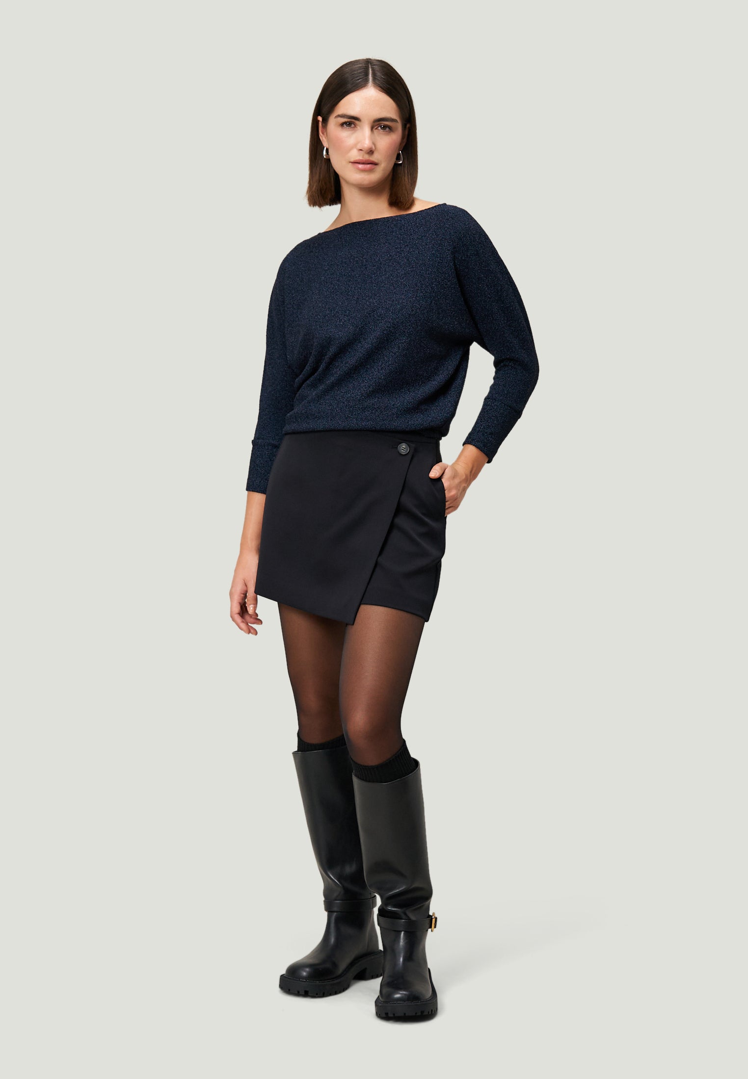 Glitzershirt - 3/4 Arm