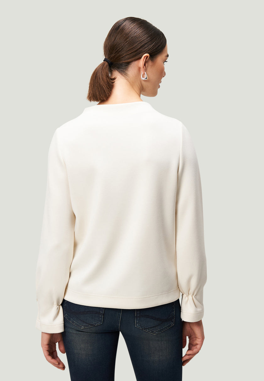 Sweatshirt - Glitzerknopf