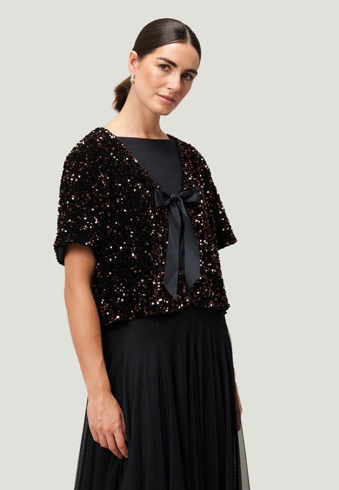 Blazerjacke - Pailletten