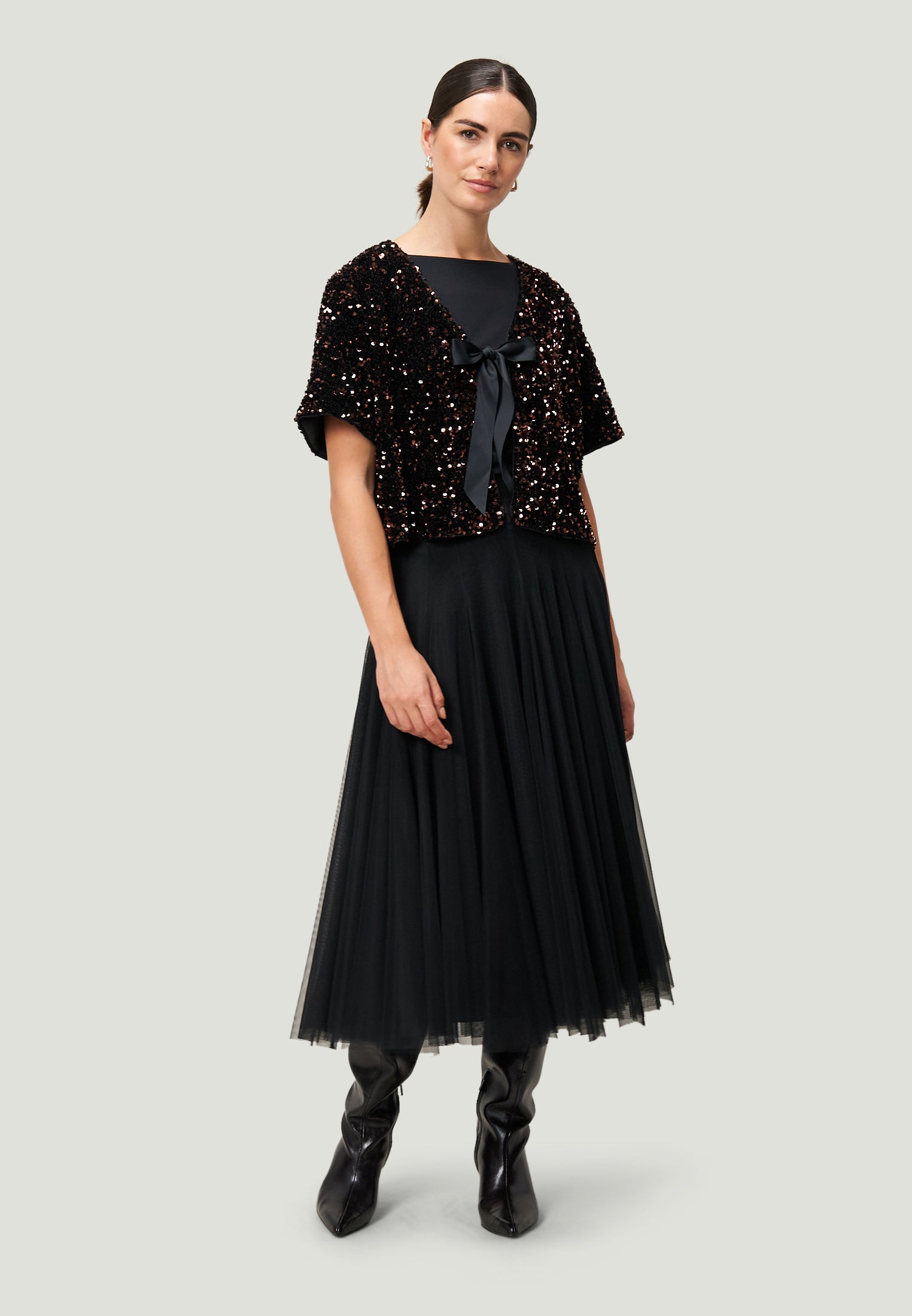 Blazerjacke - Pailletten