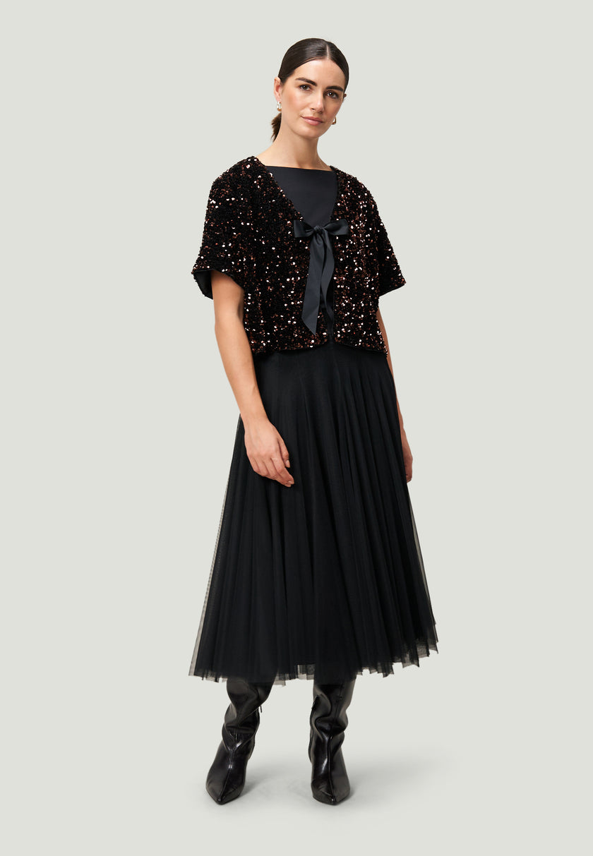 Blazerjacke - Pailletten