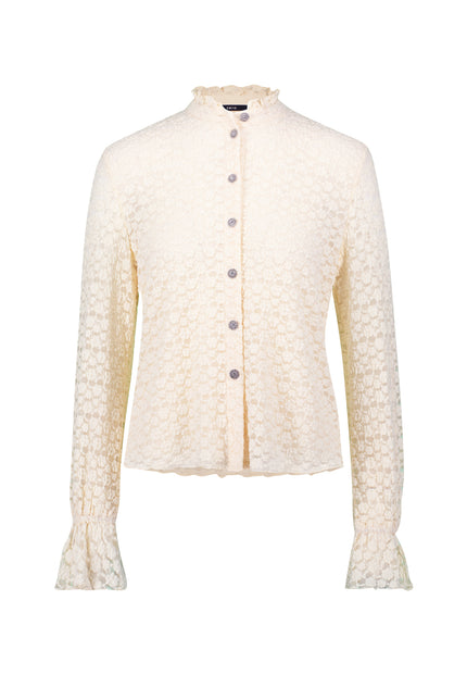 Spitzenbluse - tailliert