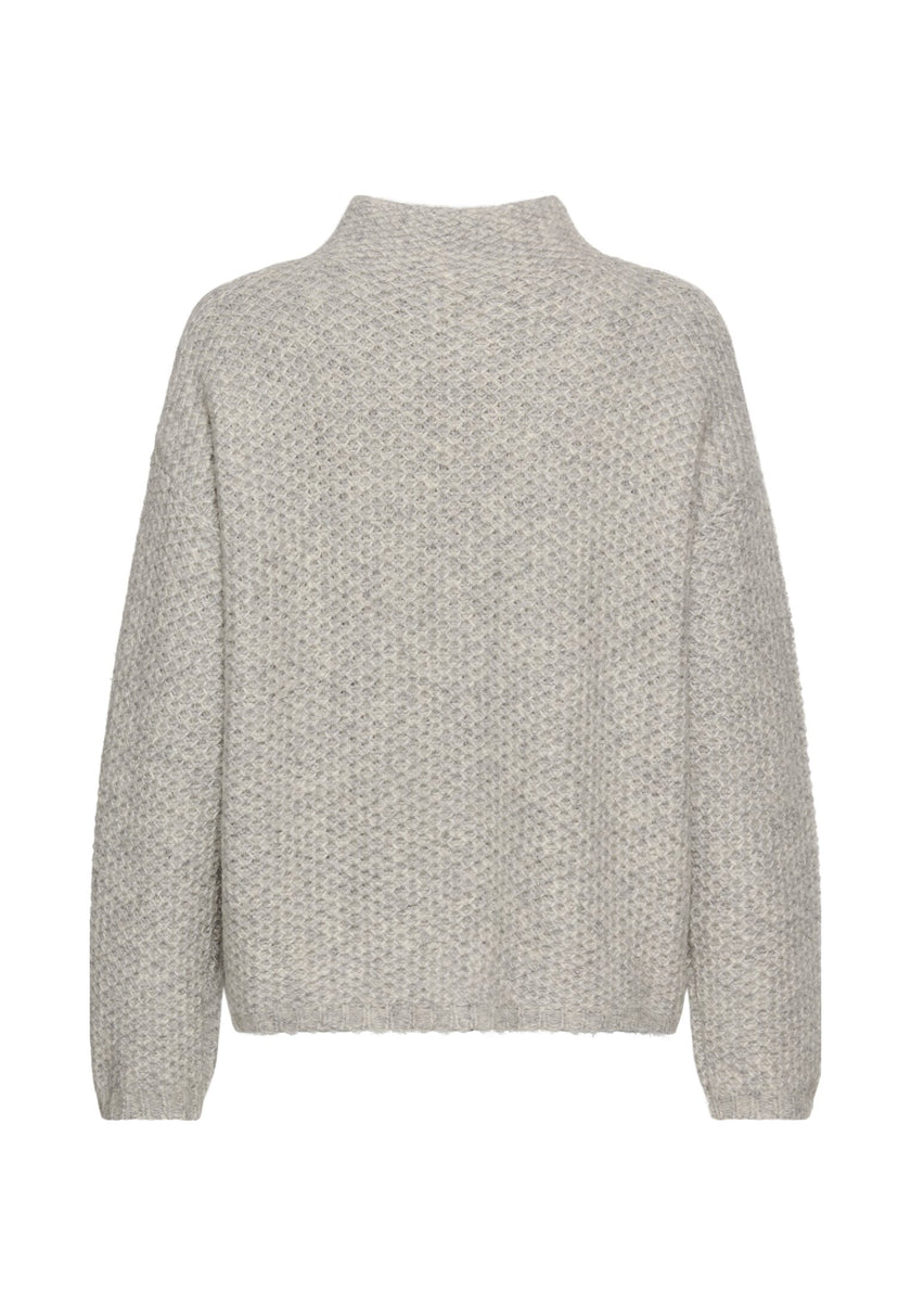 Strickpullover  -Stehkragen