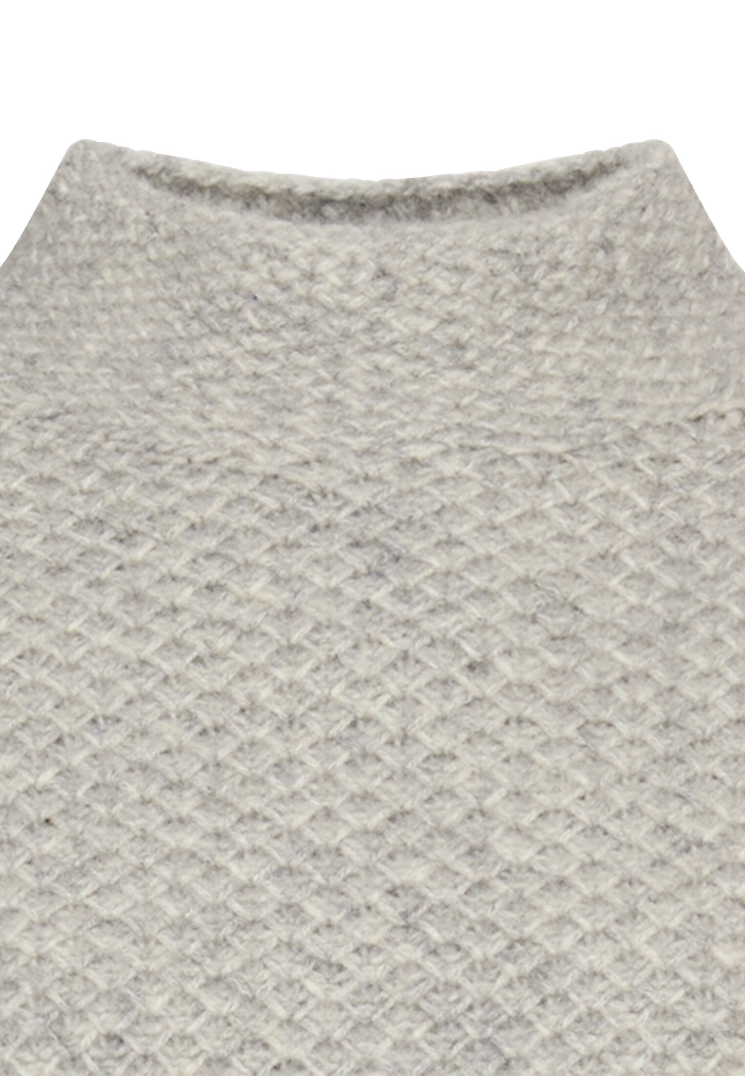 Strickpullover  -Stehkragen