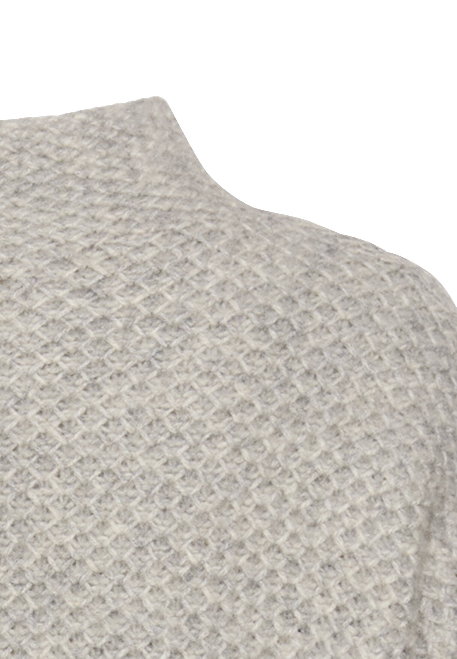 Strickpullover  -Stehkragen