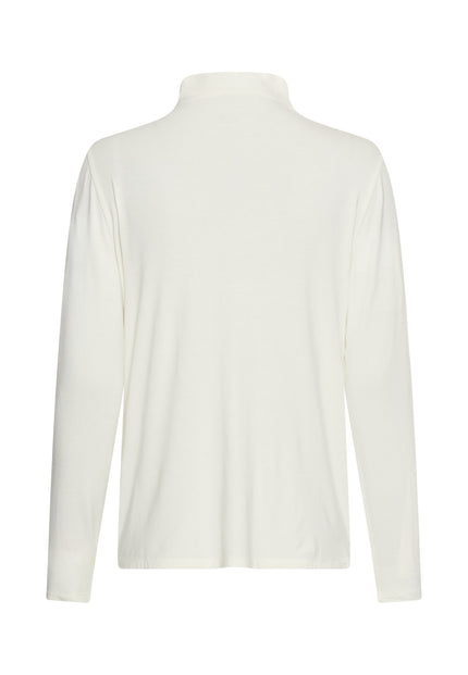 Langarmshirt - Stehkragen