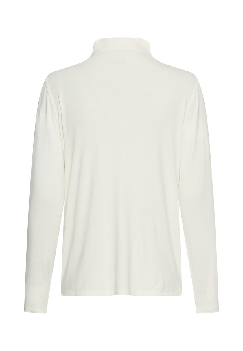 Langarmshirt - Stehkragen