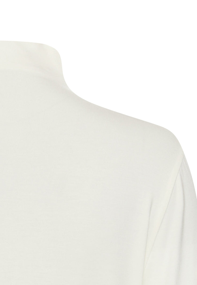 Langarmshirt - Stehkragen