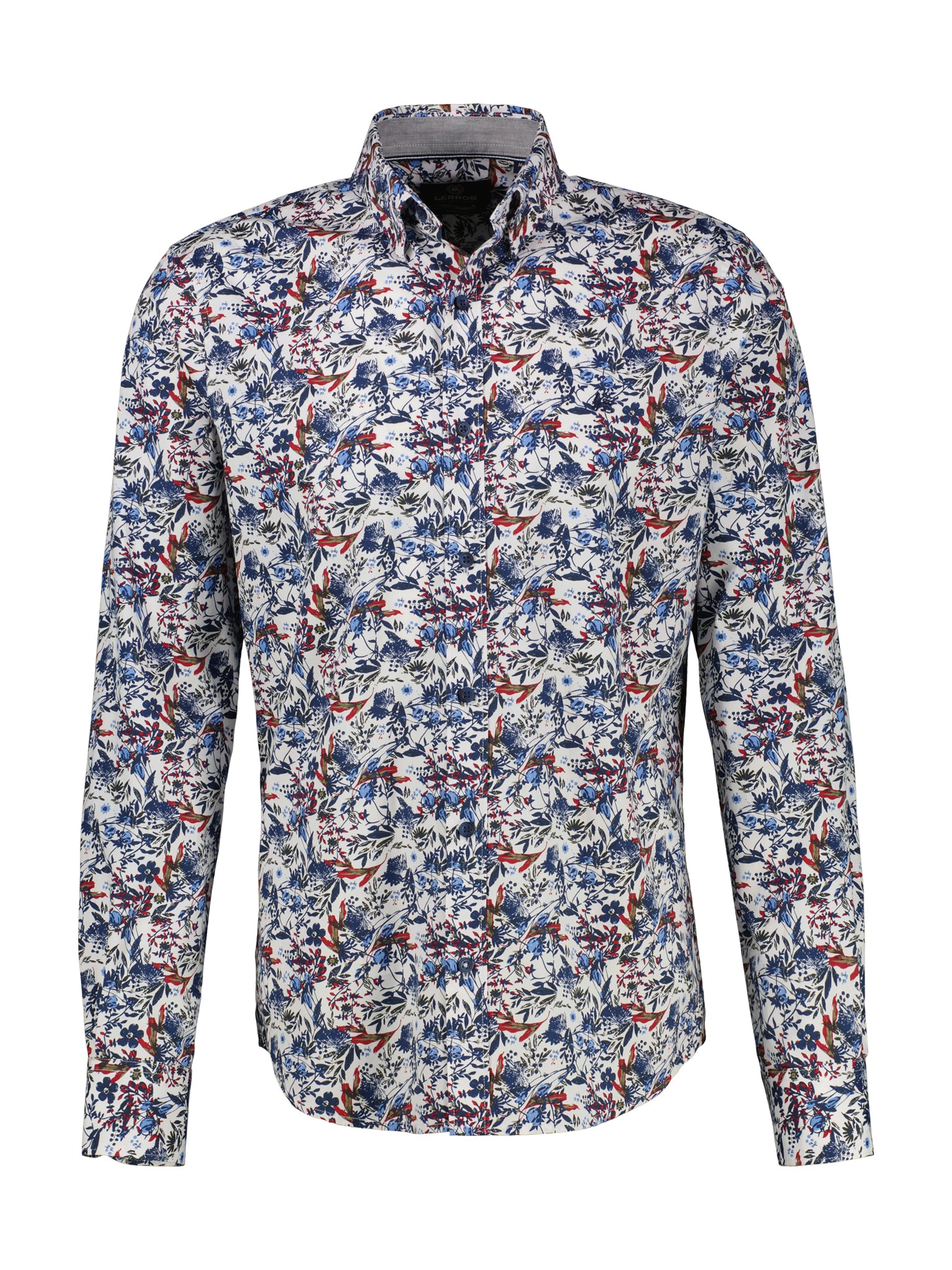 Langarmhemd - Button Down