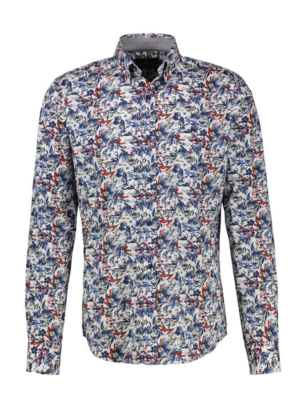 Langarmhemd - Button Down