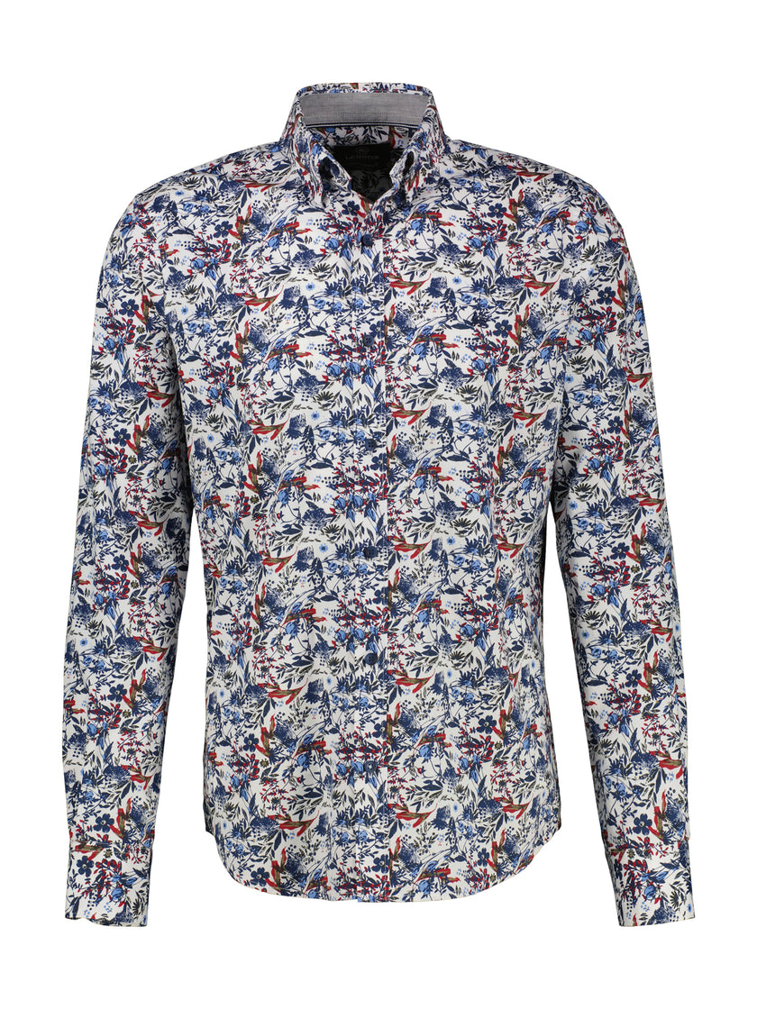 Langarmhemd - Button Down