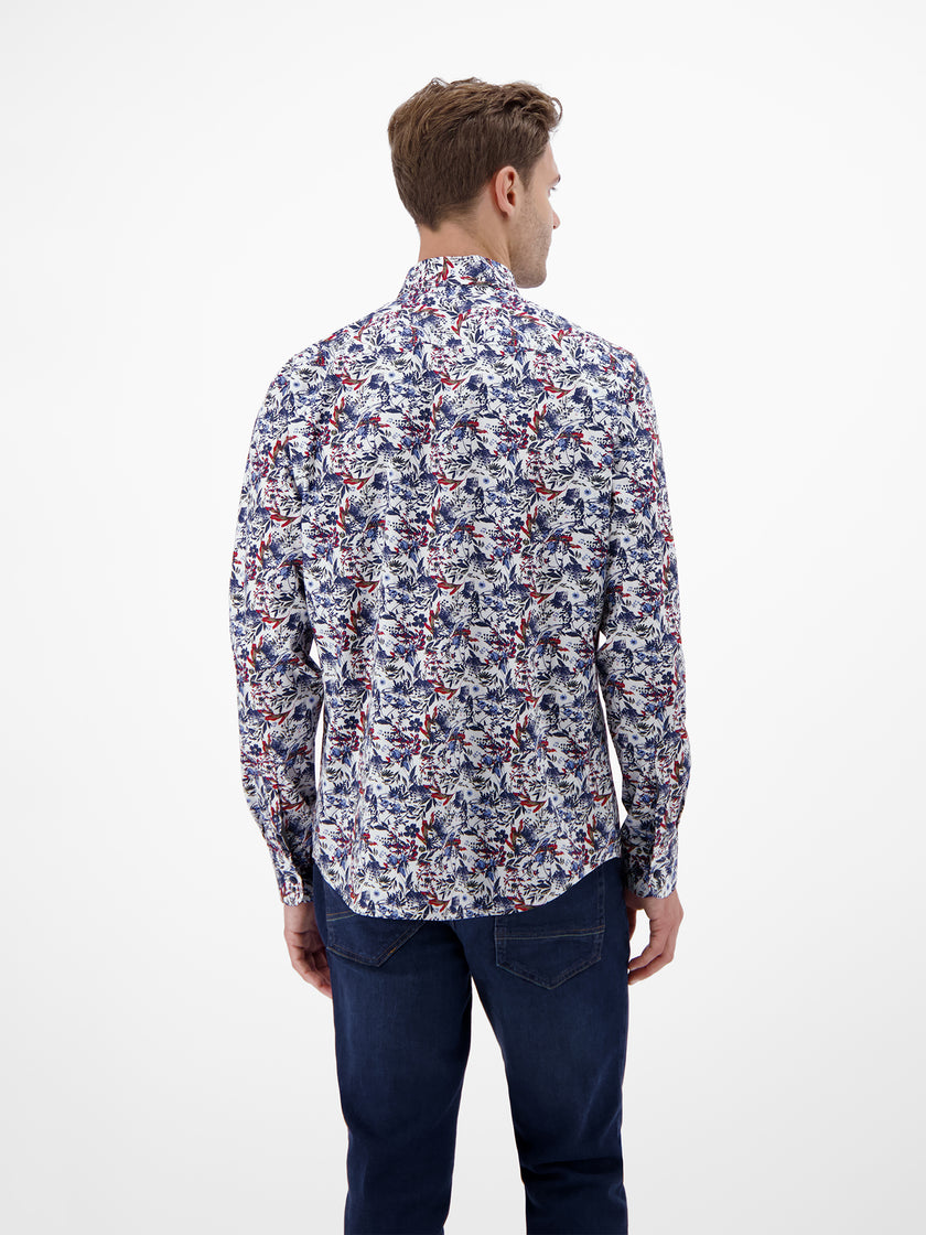 Langarmhemd - Button Down