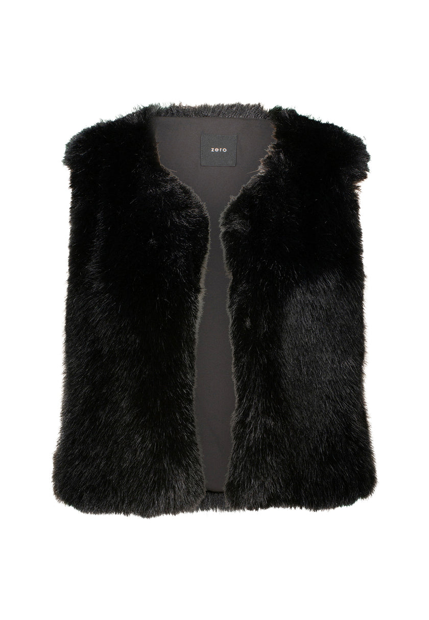 Weste - Fake Fur