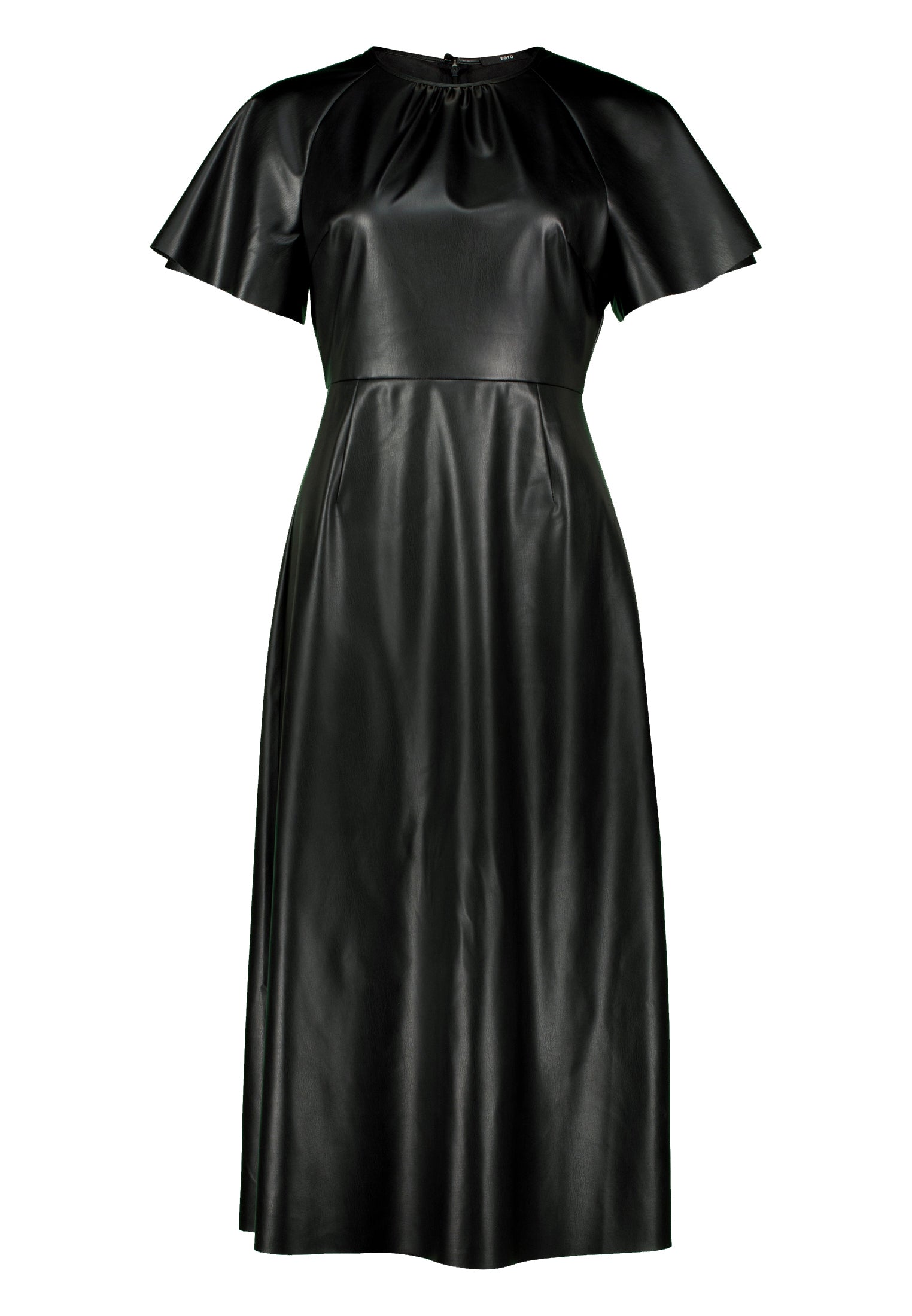Midikleid - Lederoptik