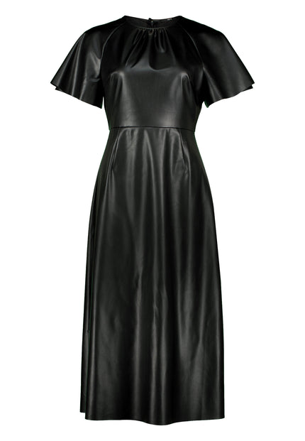 Midikleid - Lederoptik