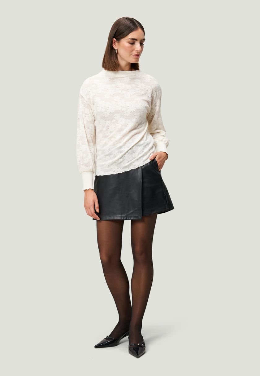 Sweatshirt - Blumenspitze