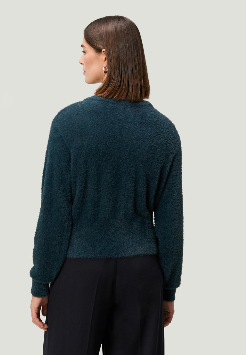 Strickjacke - Flauschgarn