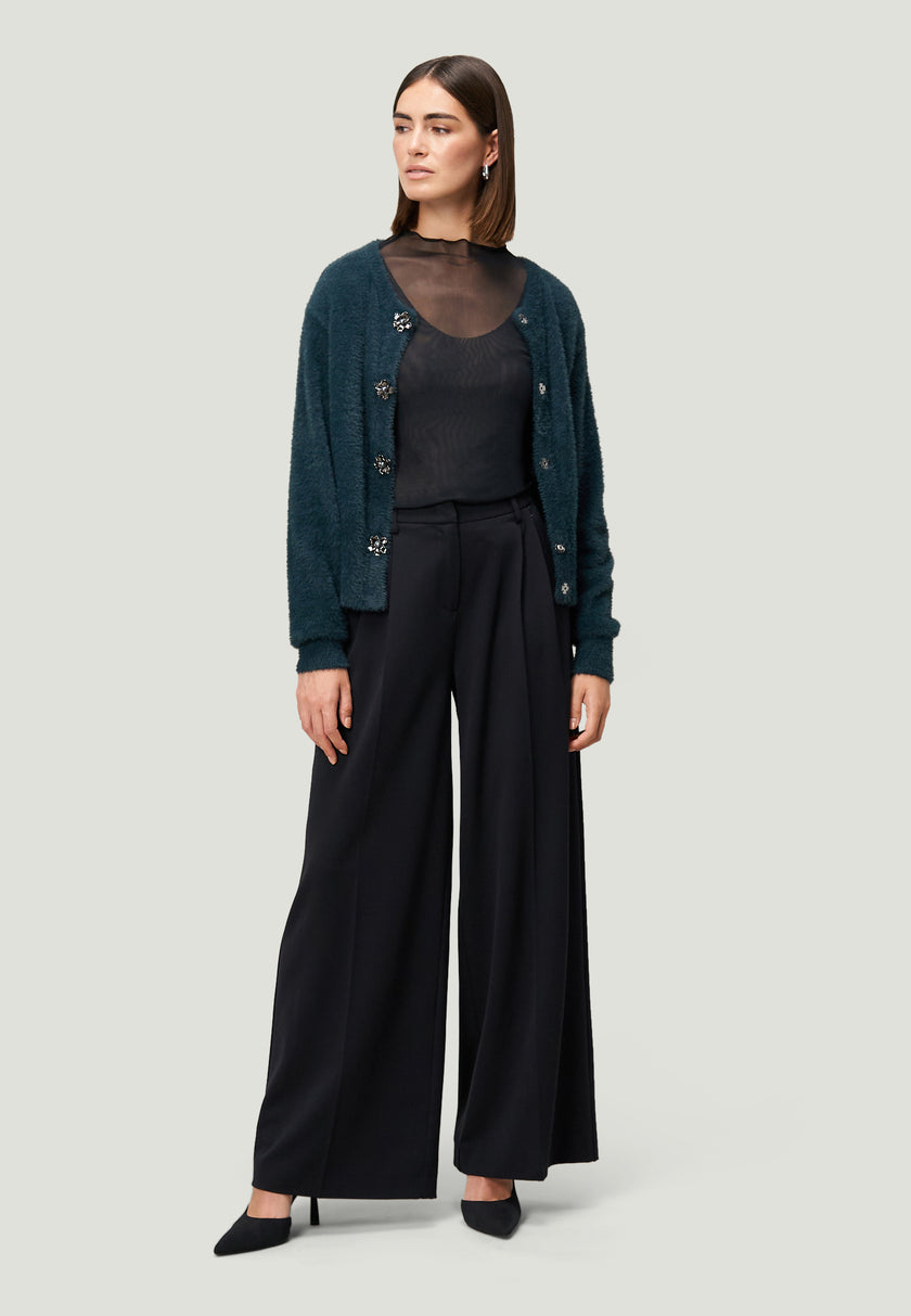 Strickjacke - Flauschgarn