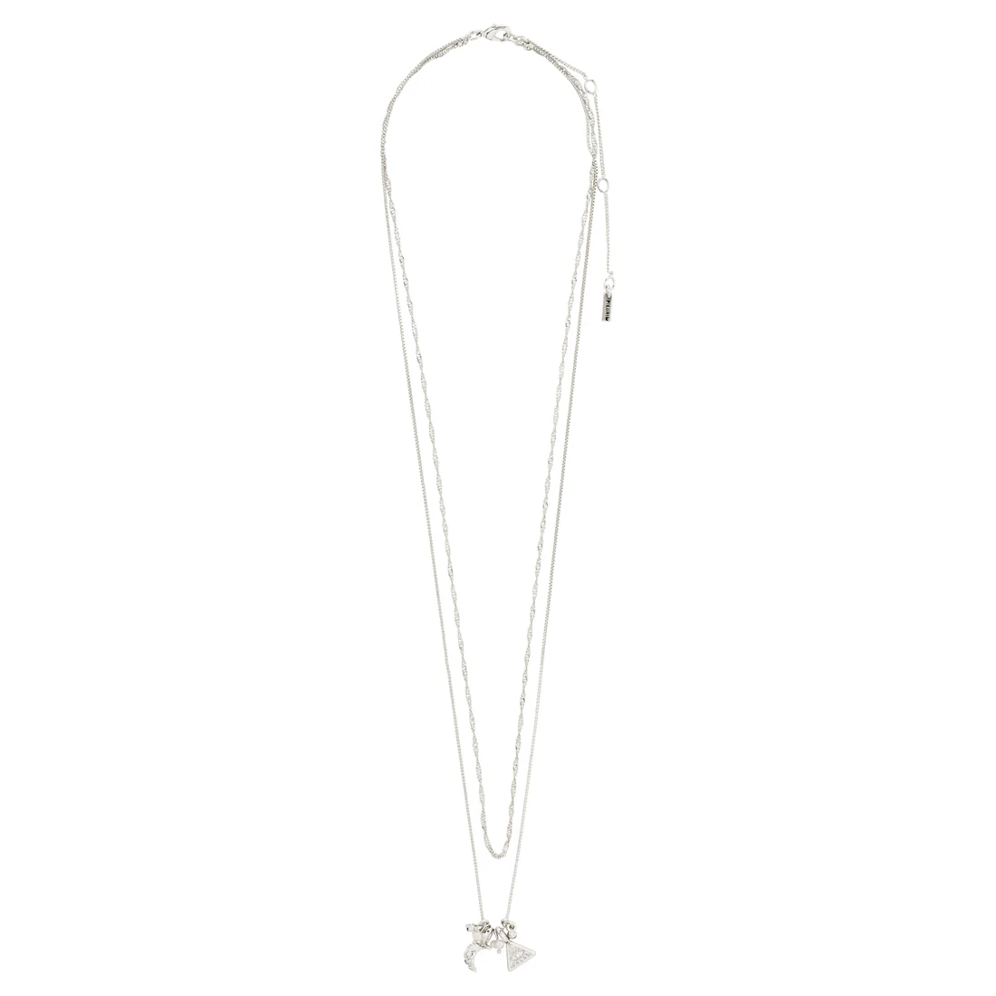 Halskette -BETWEEN- 2in1 versilbert