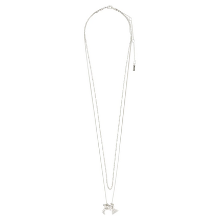 Halskette -BETWEEN- 2in1 versilbert