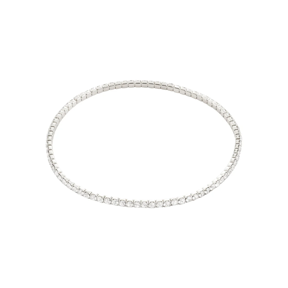 Kristallarmband - ARASH - versilbert