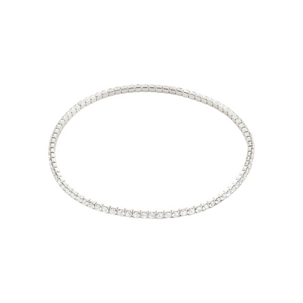 Kristallarmband - ARASH - versilbert