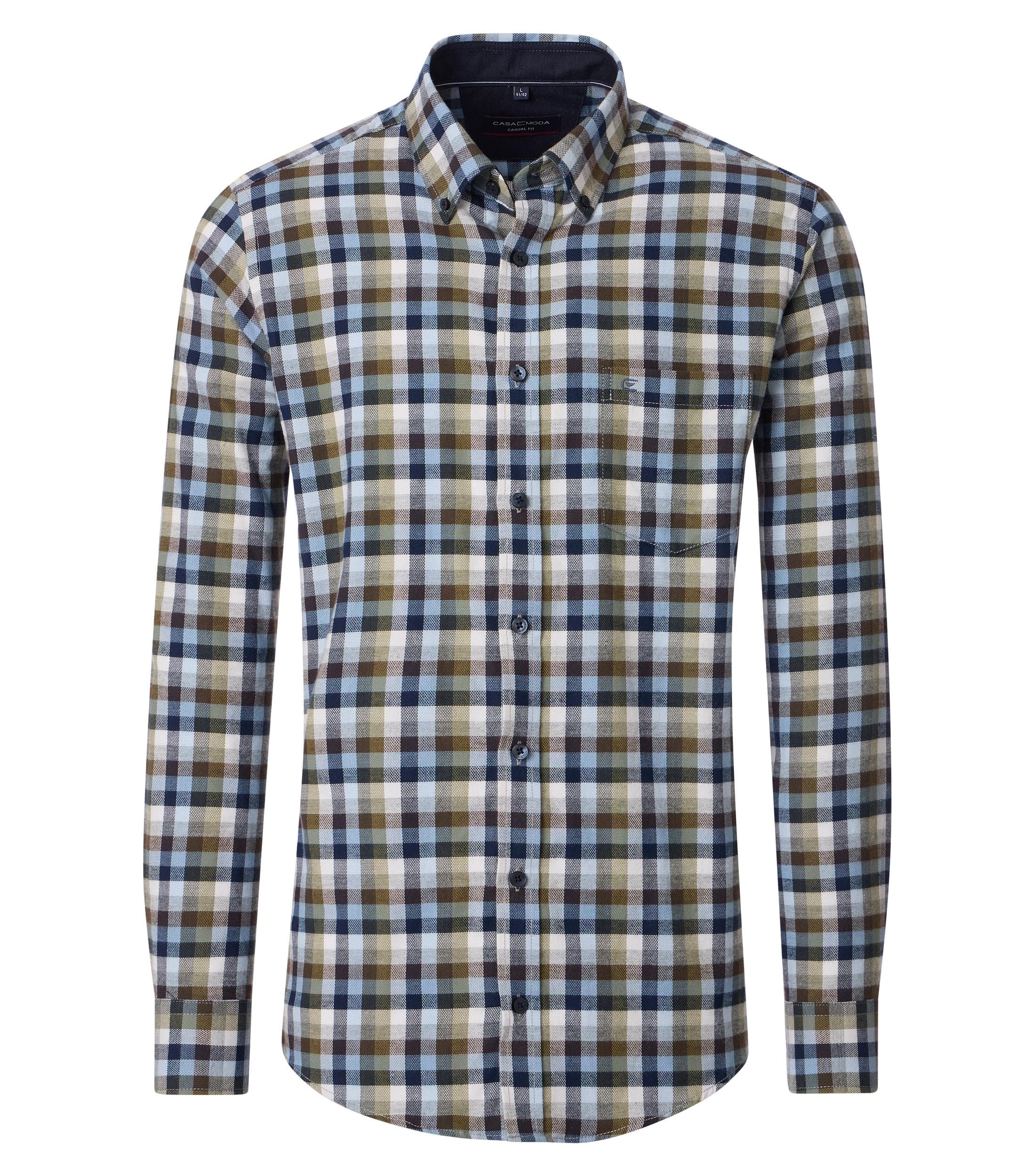 Langarmhemd - Button Down