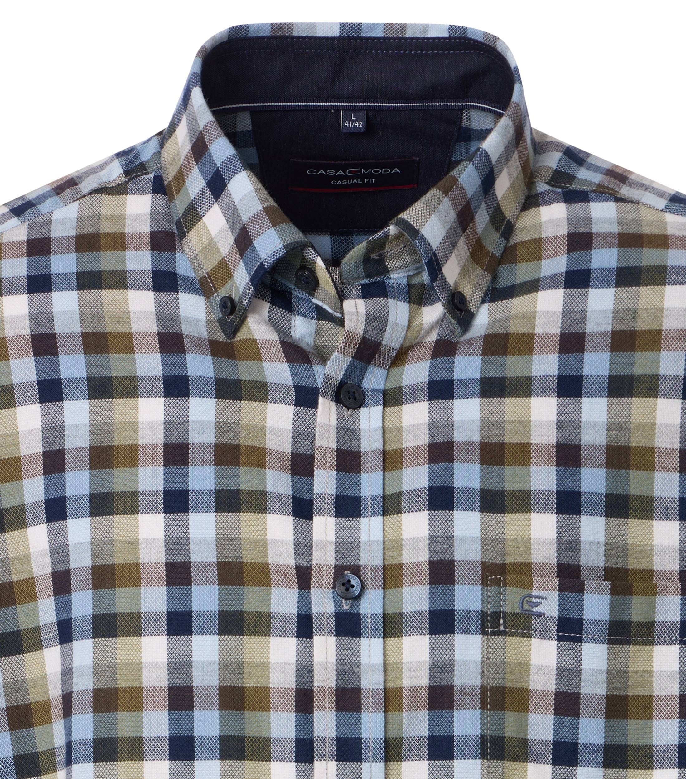 Langarmhemd - Button Down